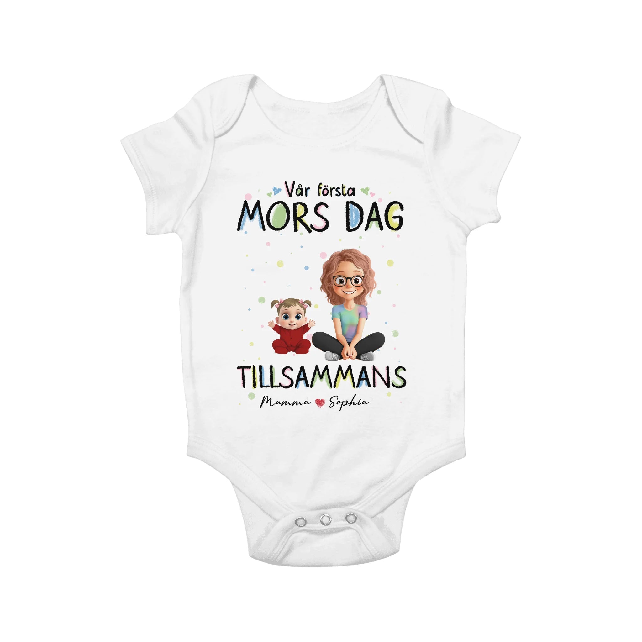 Vår första mors dag tillsammans v3 - Personlig present till Mamma och Barn