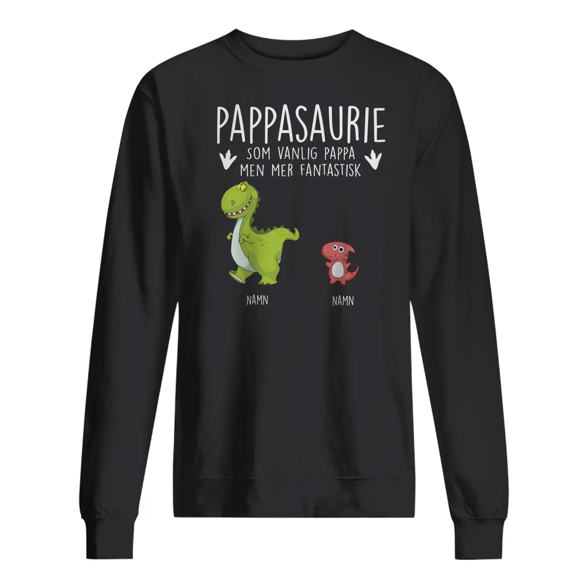 Pappasaurie | Personlig t-shirt till pappa | Personlig present till far