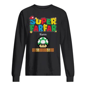Personlig tröja till Morfarfar | Personlig present till Morfar och Farfar| Super Morfar, Super Farfar