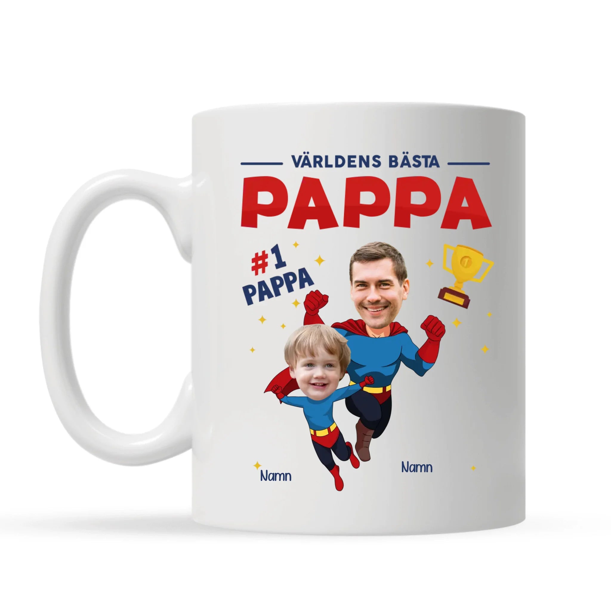 Världens bästa Pappa - Personlig mugg till Pappa