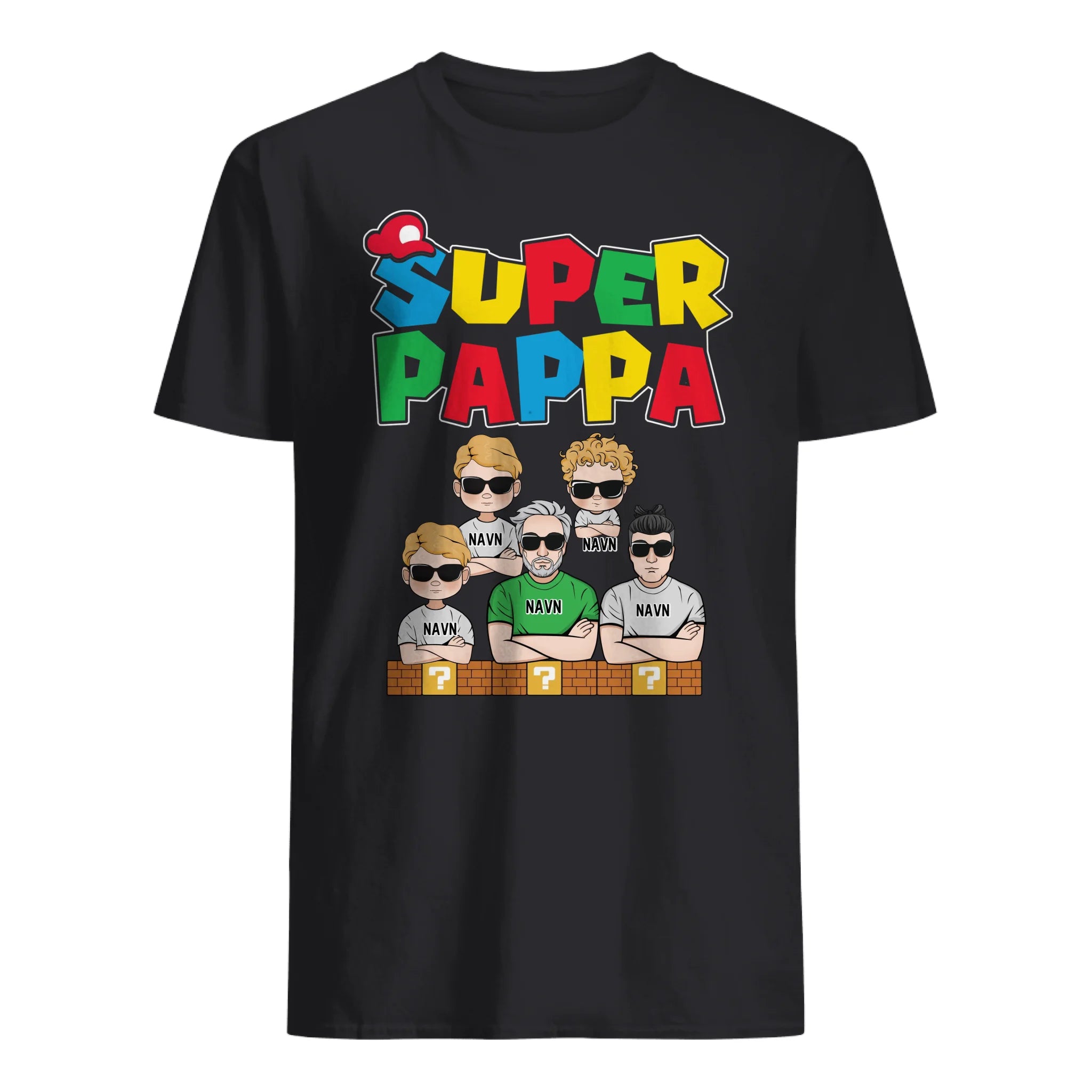 Super pappa ver.2 - Personlig T-shirt till Pappa