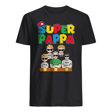 Super pappa ver.2 - Personlig T-shirt till Pappa