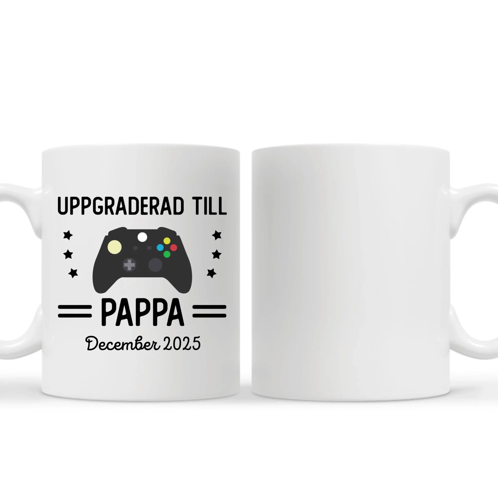 Personlig mugg till Pappa - Uppgraderad till pappa 2025