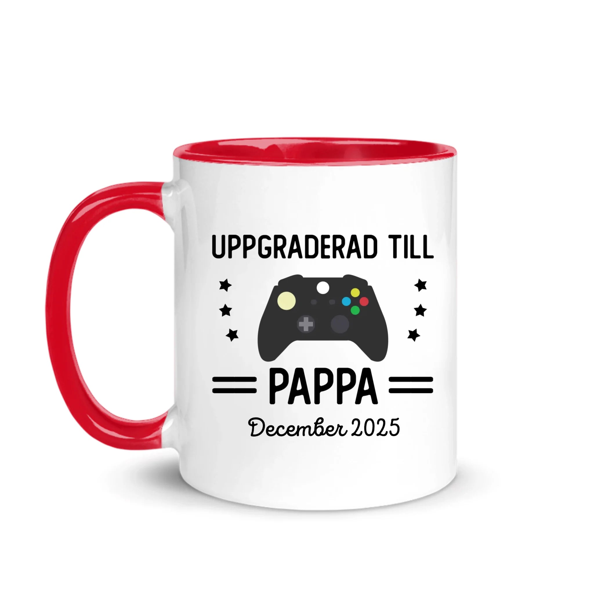 Personlig mugg till Pappa - Uppgraderad till pappa 2025