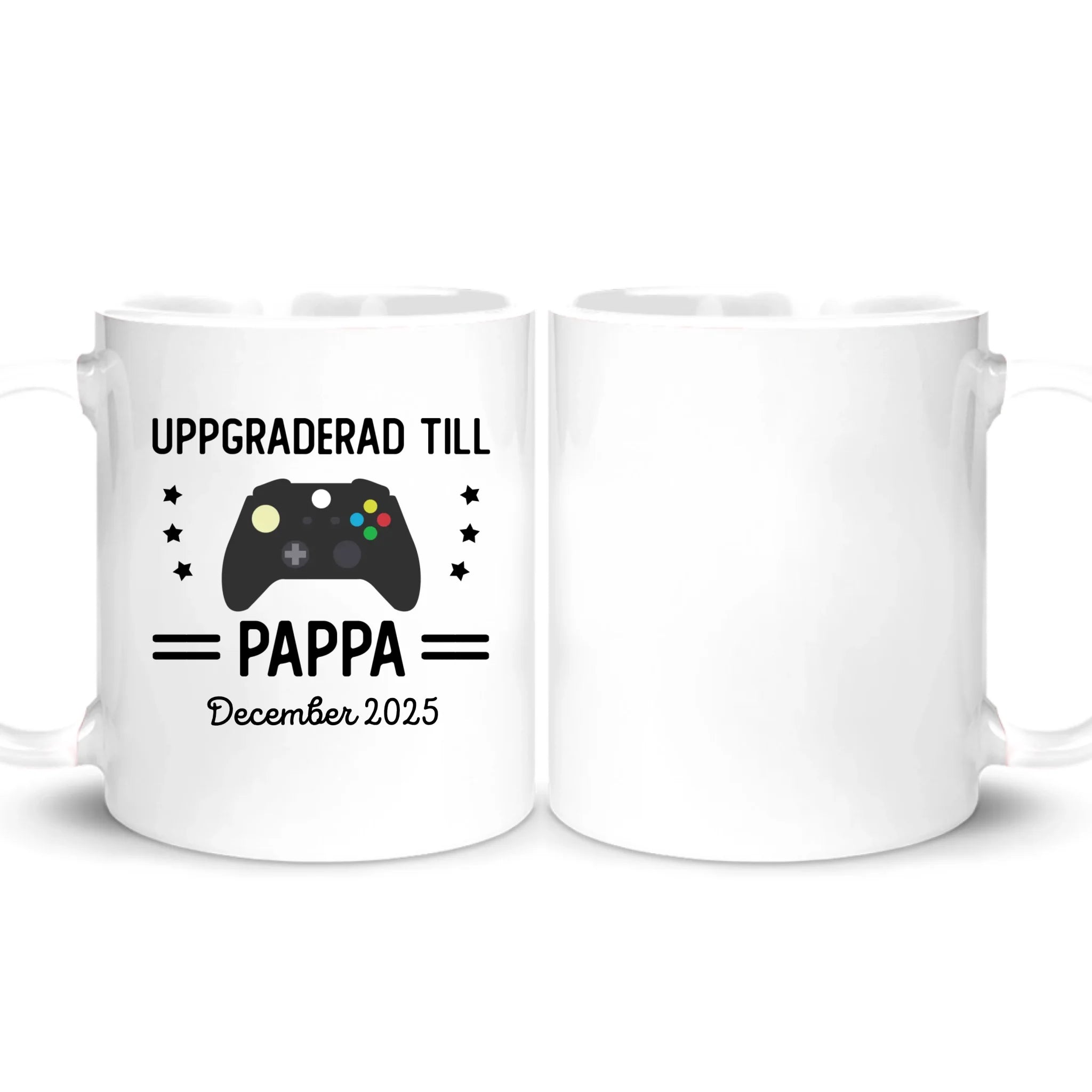 Personlig mugg till Pappa - Uppgraderad till pappa 2025