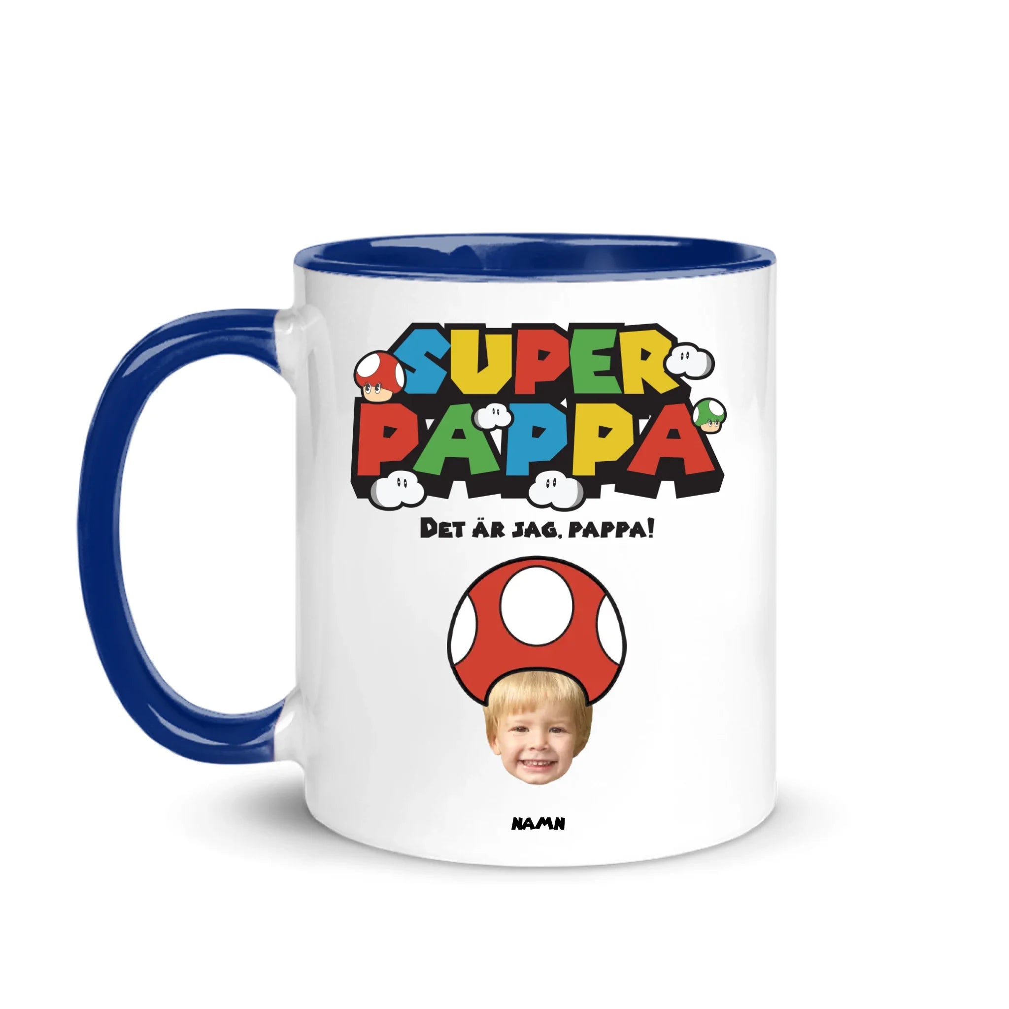 Super Pappa - Personlig mugg till Pappa