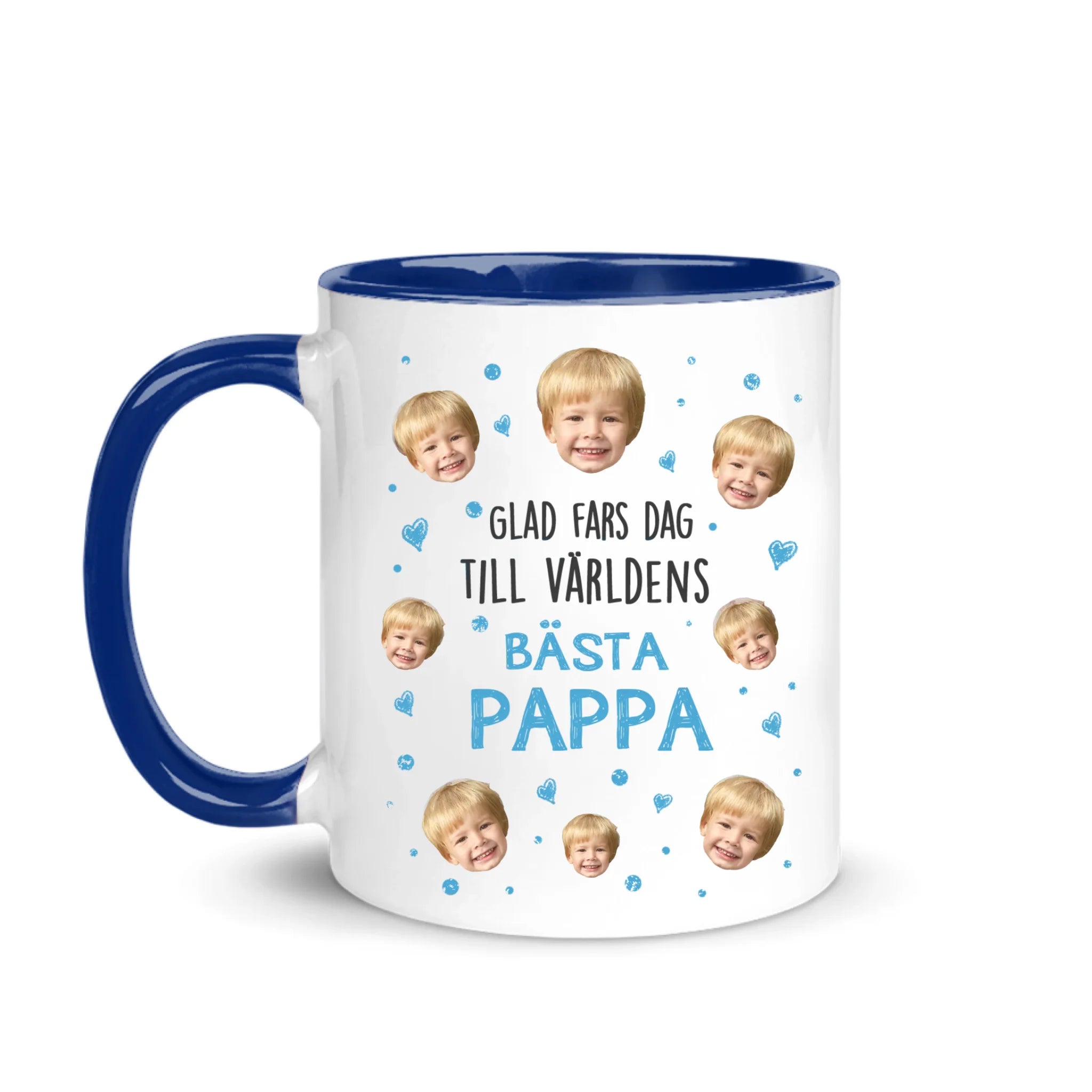 Glad fars dag till världens bästa pappa - Personlig mugg till Pappa