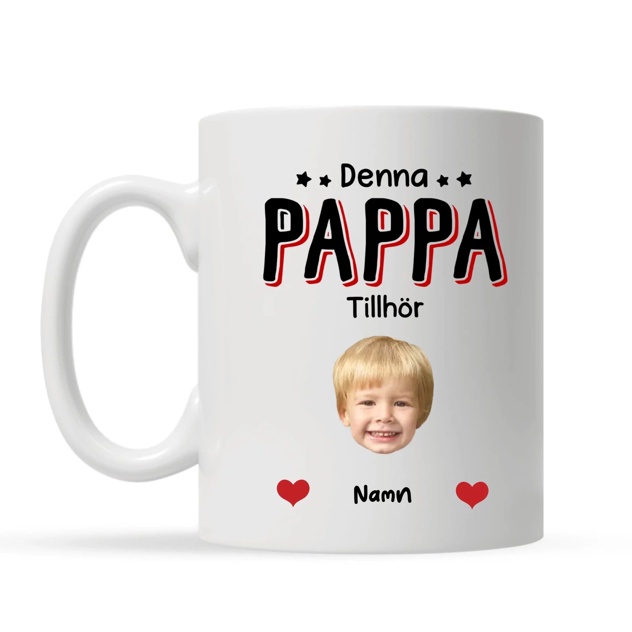 Denna Pappa Tillhör - Personlig mugg till Pappa