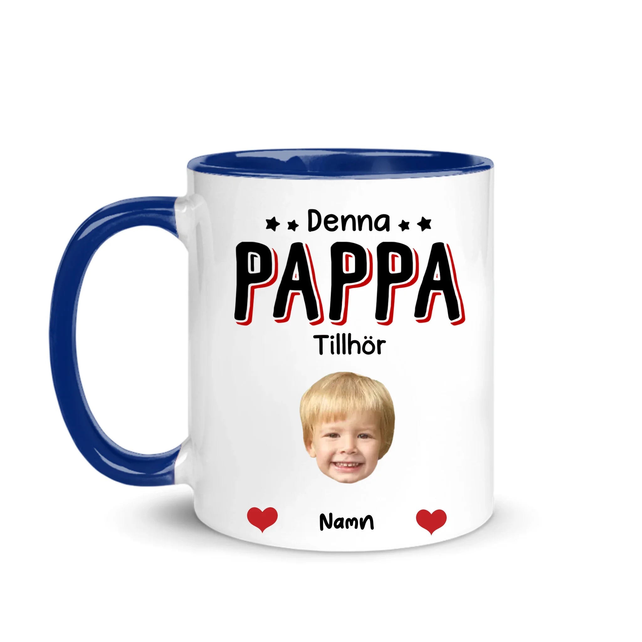 Denna Pappa Tillhör - Personlig mugg till Pappa