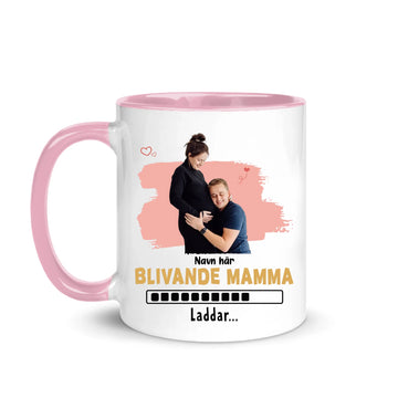 Personlig krus til mamma | Forventningsfull morsbilde