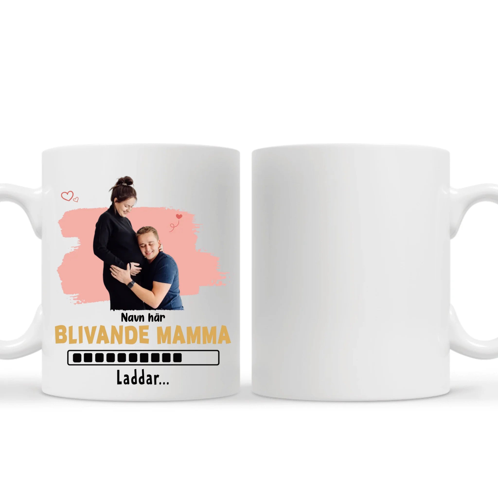 Personlig krus til mamma | Forventningsfull morsbilde