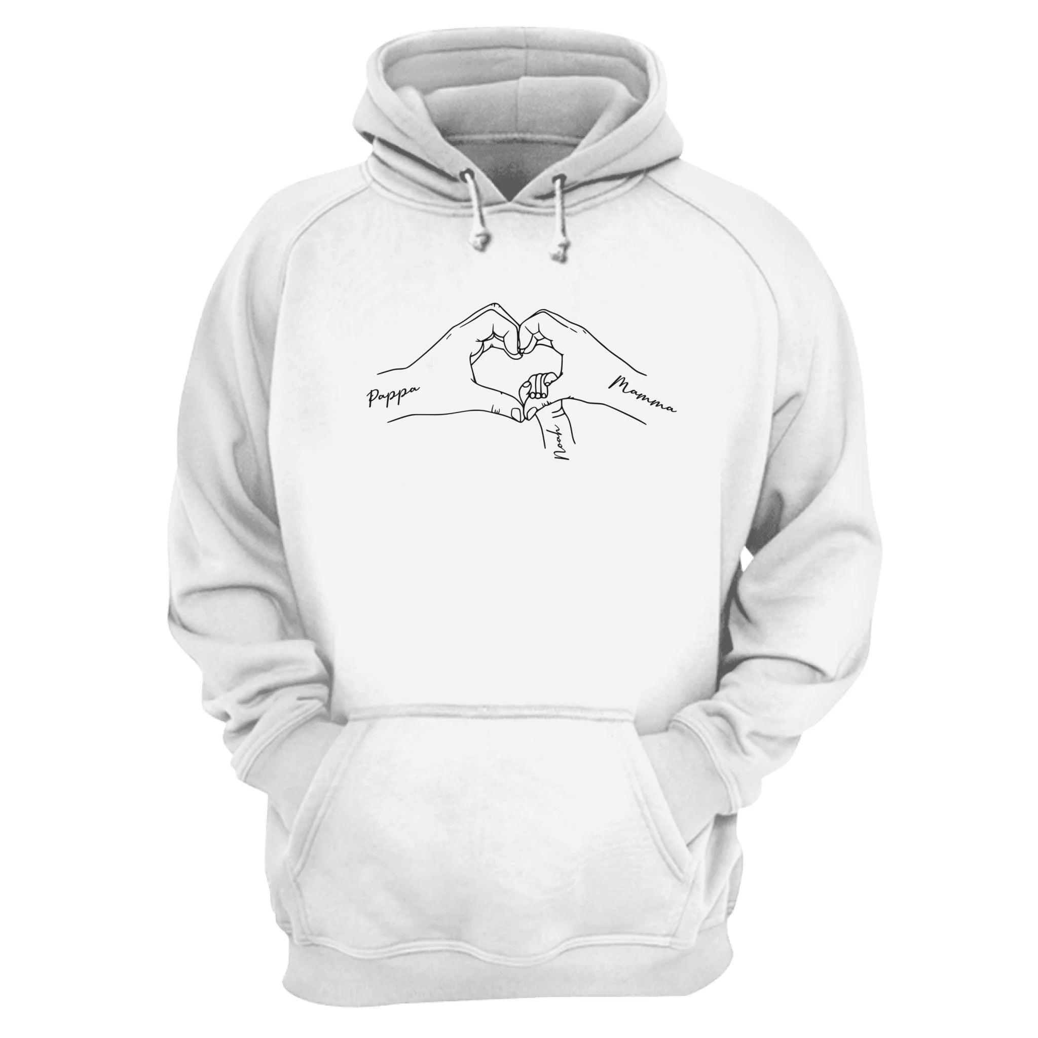 The Heart of the Family - Personalized T-shirt for the family