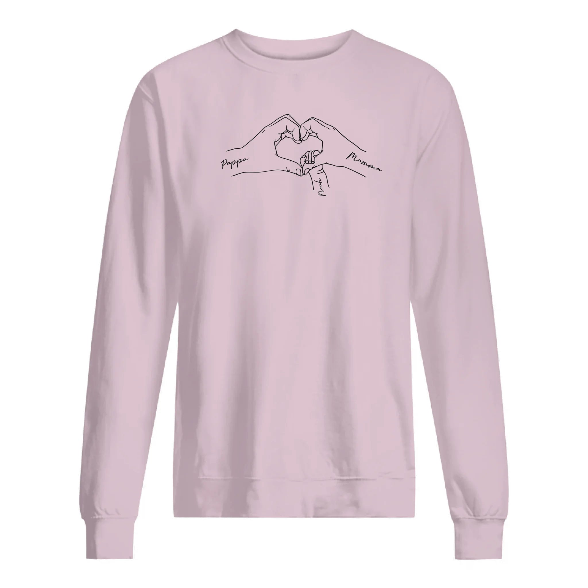 The Heart of the Family - Personalized T-shirt for the family