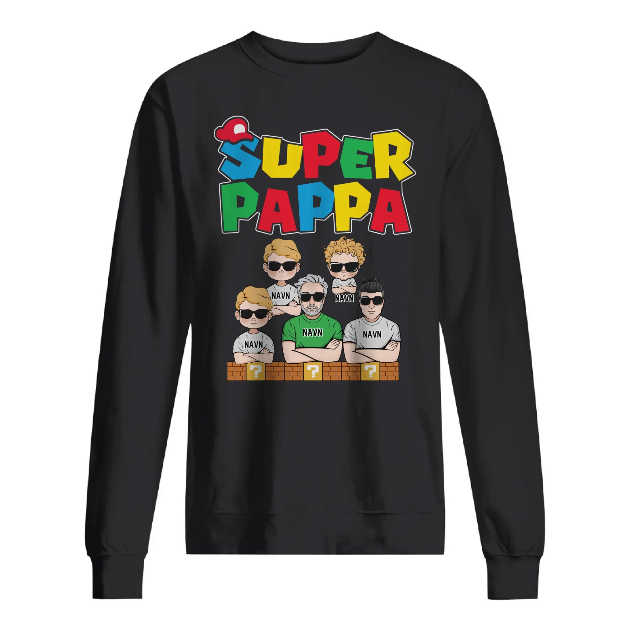 Super pappa ver.2 - Personlig T-shirt till Pappa