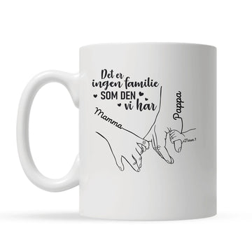 Personlig mugg til Familie | Personlig present till Familie |  Det er ingen familie som den vi har