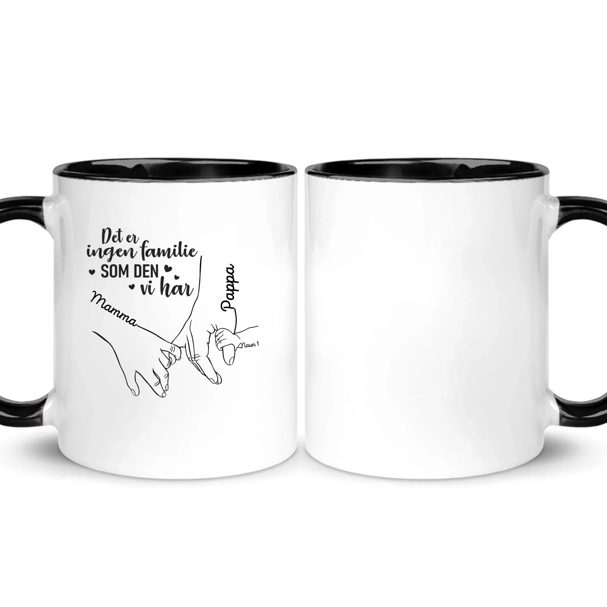 Personlig mugg til Familie | Personlig present till Familie |  Det er ingen familie som den vi har