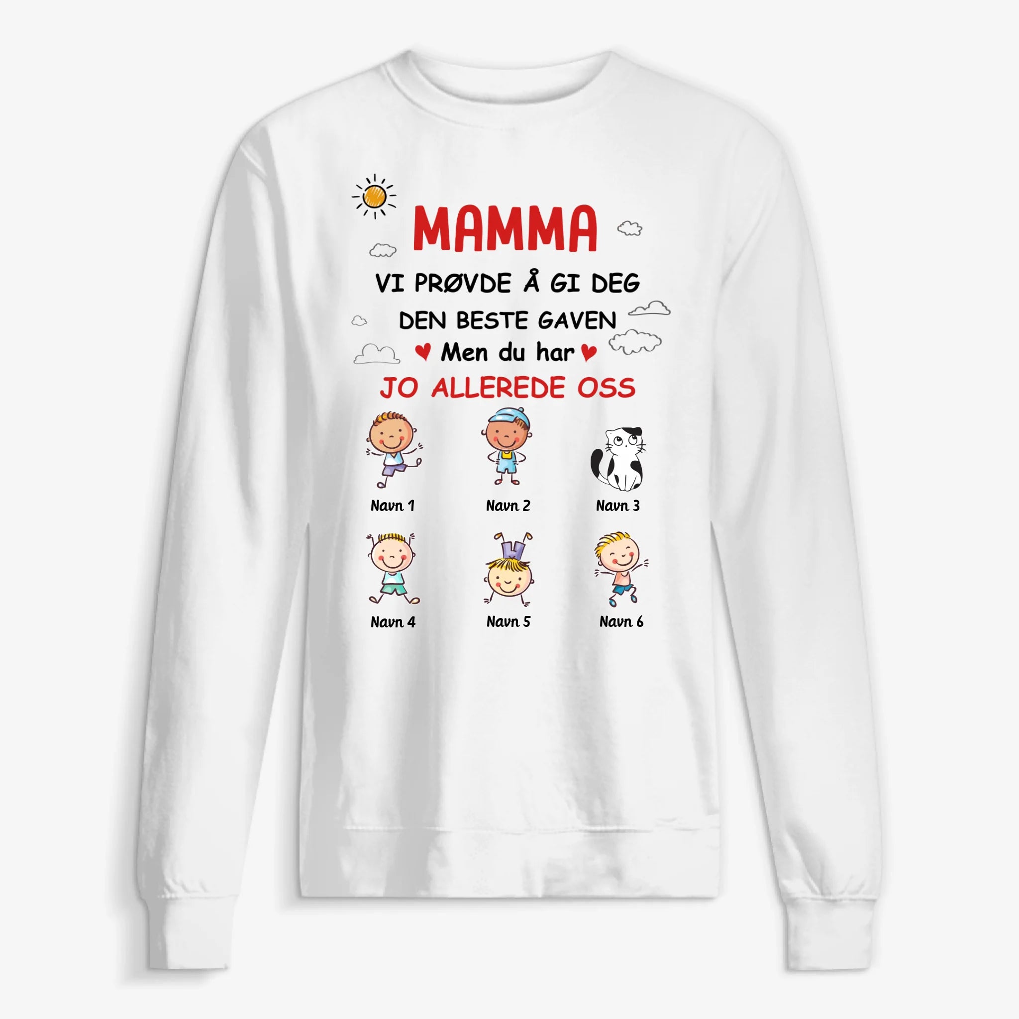 UNISEX SWEATSHIRT Front Light