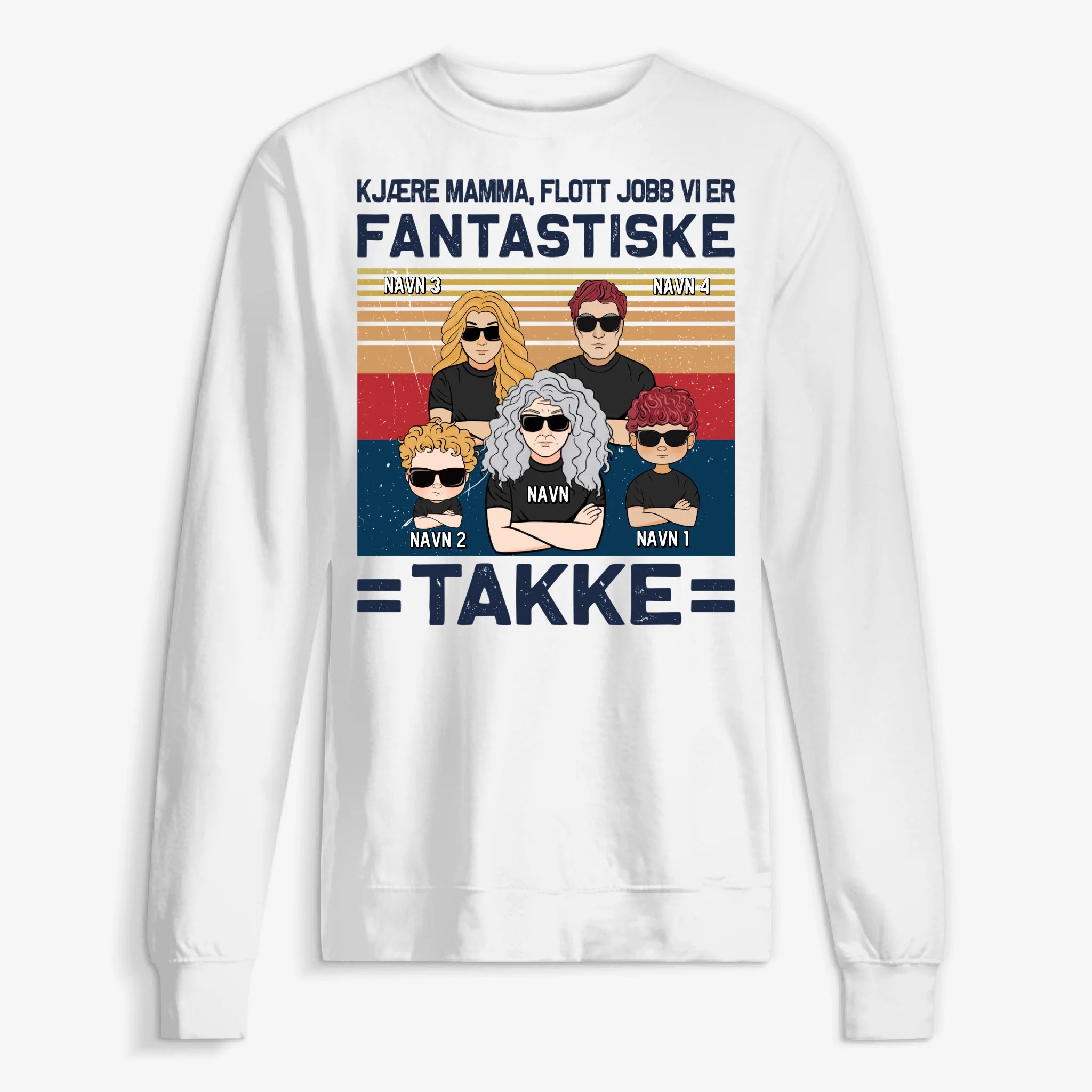 UNISEX SWEATSHIRT Front Light