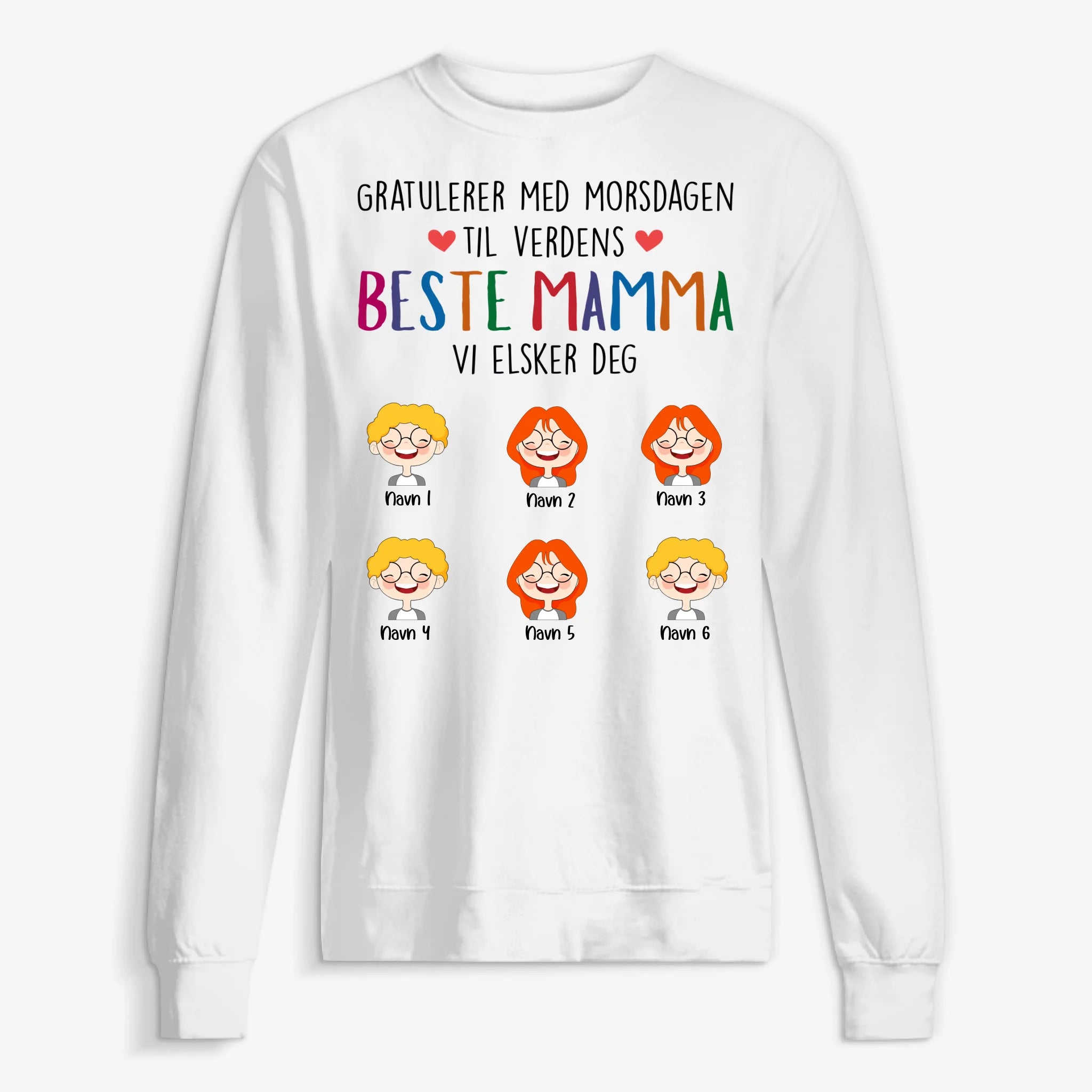 UNISEX SWEATSHIRT Front Light