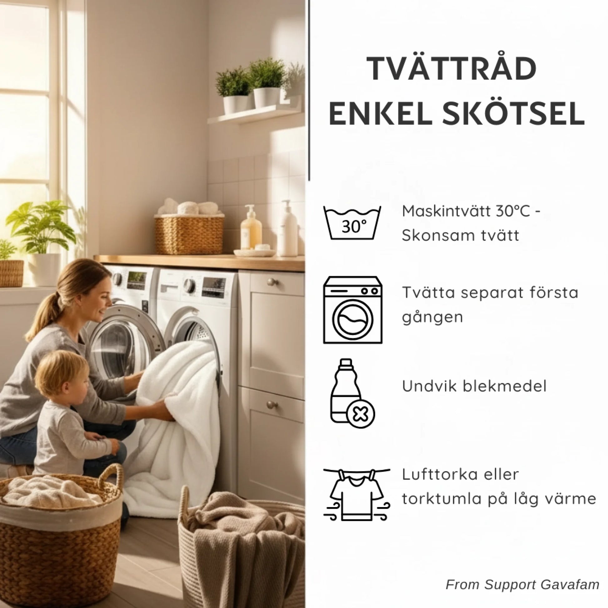 🧺 Tvättråd – Enkel skötsel
