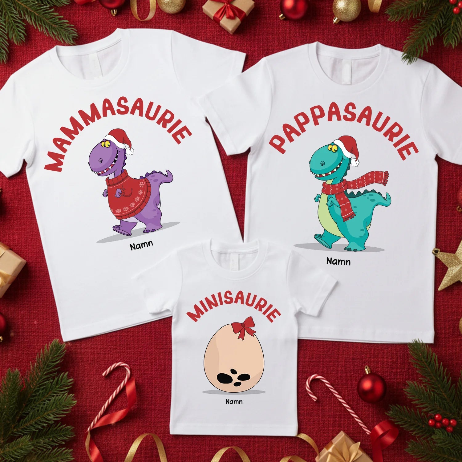 Mammasaurie v2 - Matchande tröja till Familj