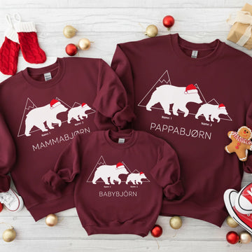 Familj Björn - Mamma Björn  - Matchande tröja till Familj