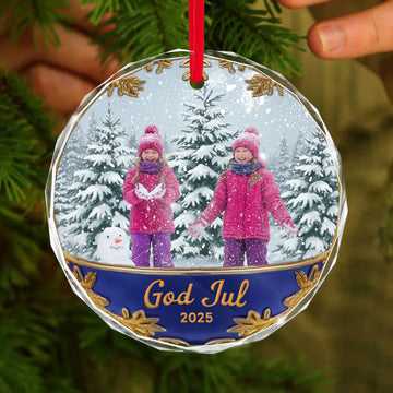 Gud Jul Anpassat foto  - Julpynt, Julgranspynt