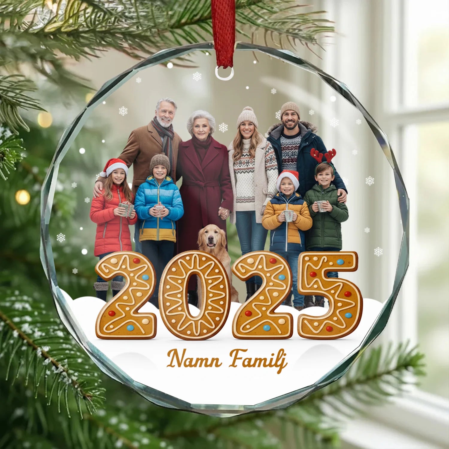 Familj Anpassat foto  - Julpynt, Julgranspynt