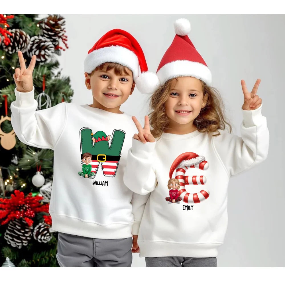 Barntröjor med julmotiv - Julklappar för barn - Personlig till barn