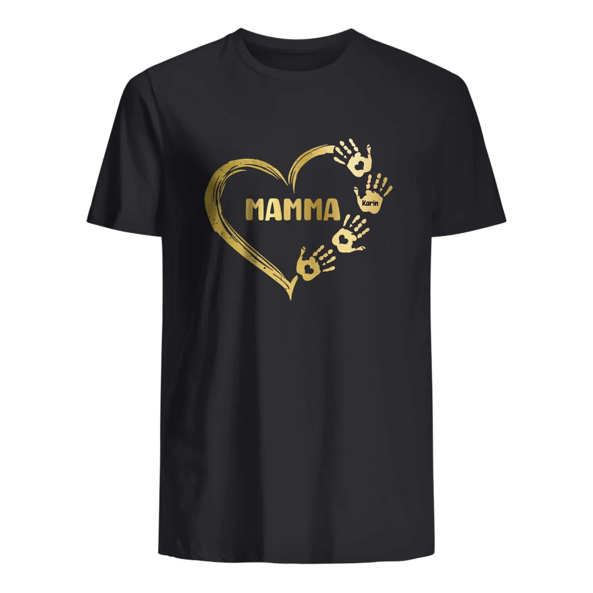 Personlig Mamma T skjorte | Tilpasse gave til Mor | Mamma Fargerike Hjerte