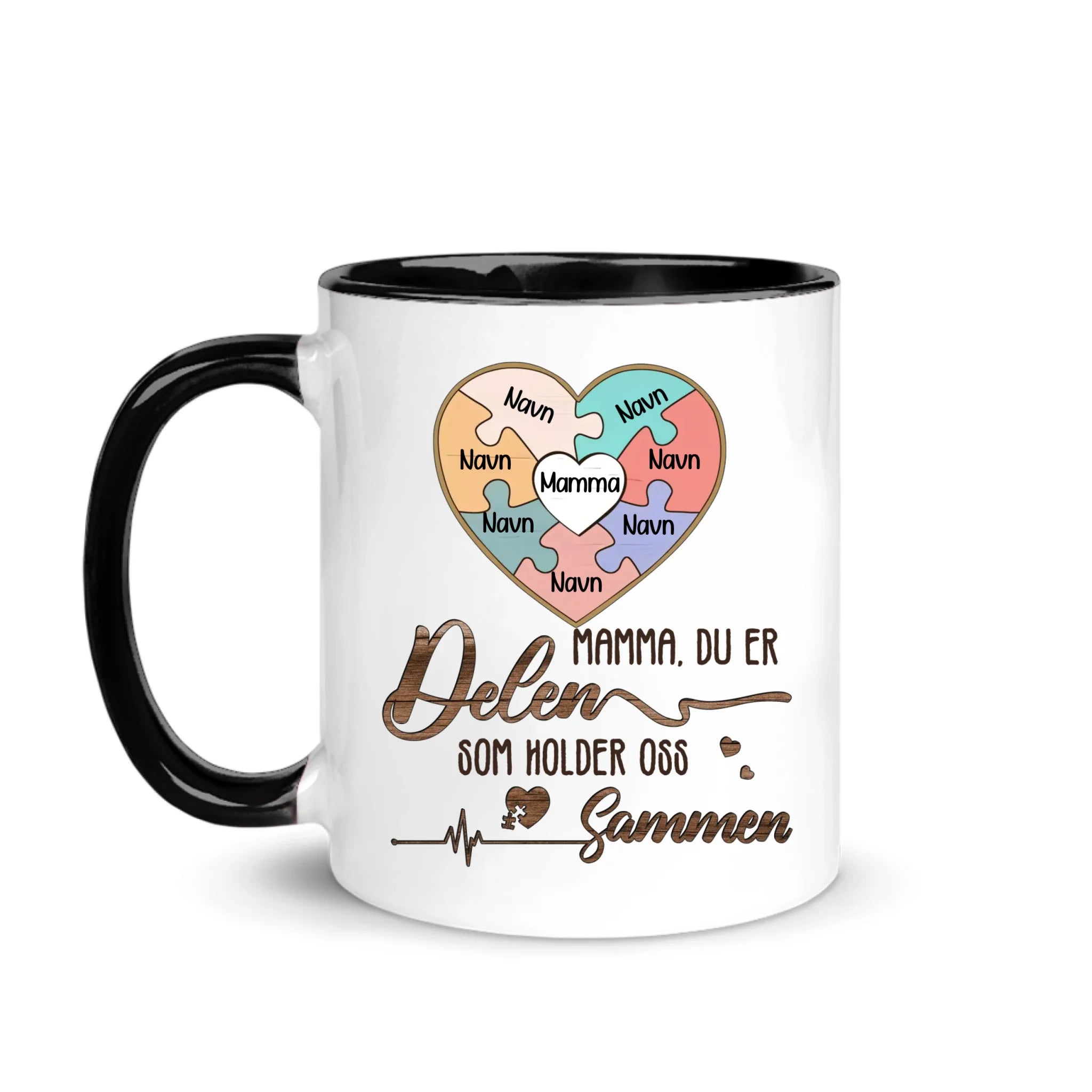 Personlig mammacup | Tilpass gave til mor | Mamma, du er delen