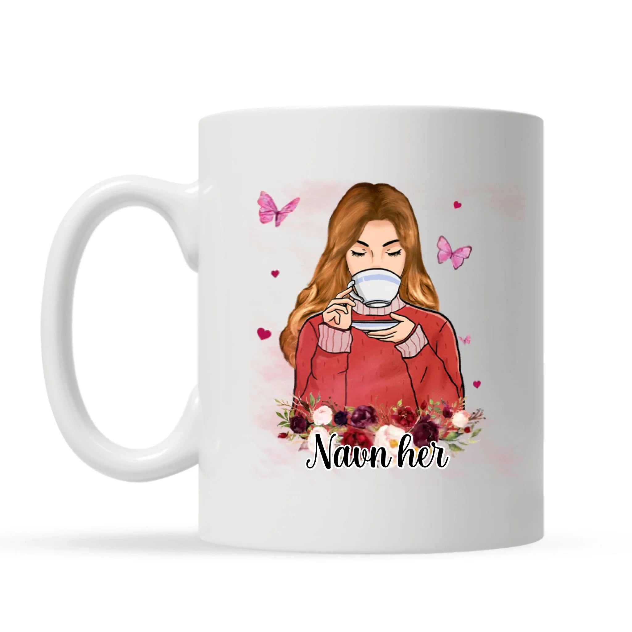 Personlig mammacup | Tilpass gave til mor | Livet kommer ikke med en håndbok det kommer med en mor