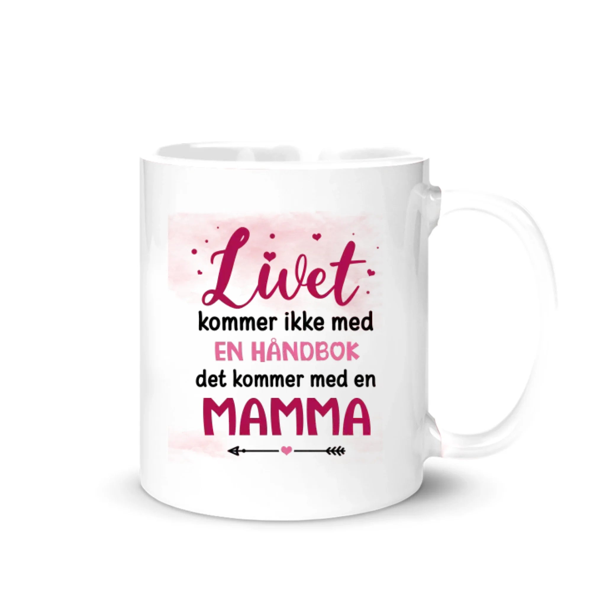 Personlig Mamma Kopp | Tilpasse gave til Mor | Livet kommer ikke med en håndbok det kommer med en mamma