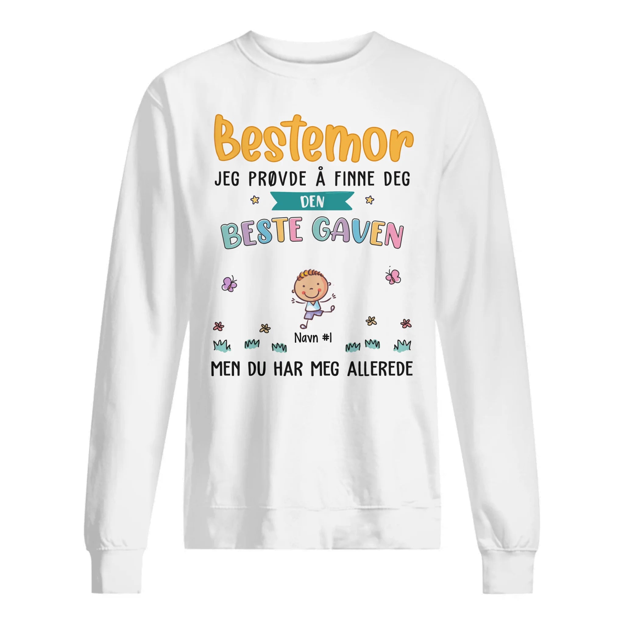 Personlig mor T-shirt | Tilpas gave til bedstemor | Kære Gaven