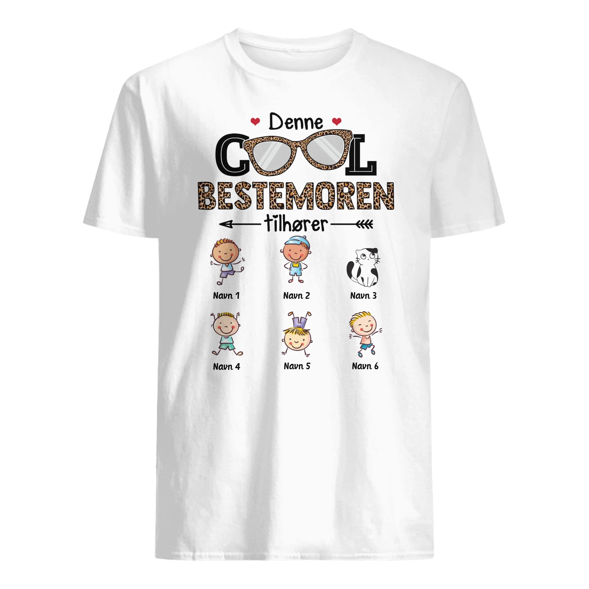 Personlig bedstemor T-shirt | Brugerdefineret gave til oldemor | Denne seje bedstemor