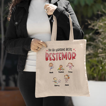 Handlenett til Bestemor – Verdens Beste Bestemor med Navn