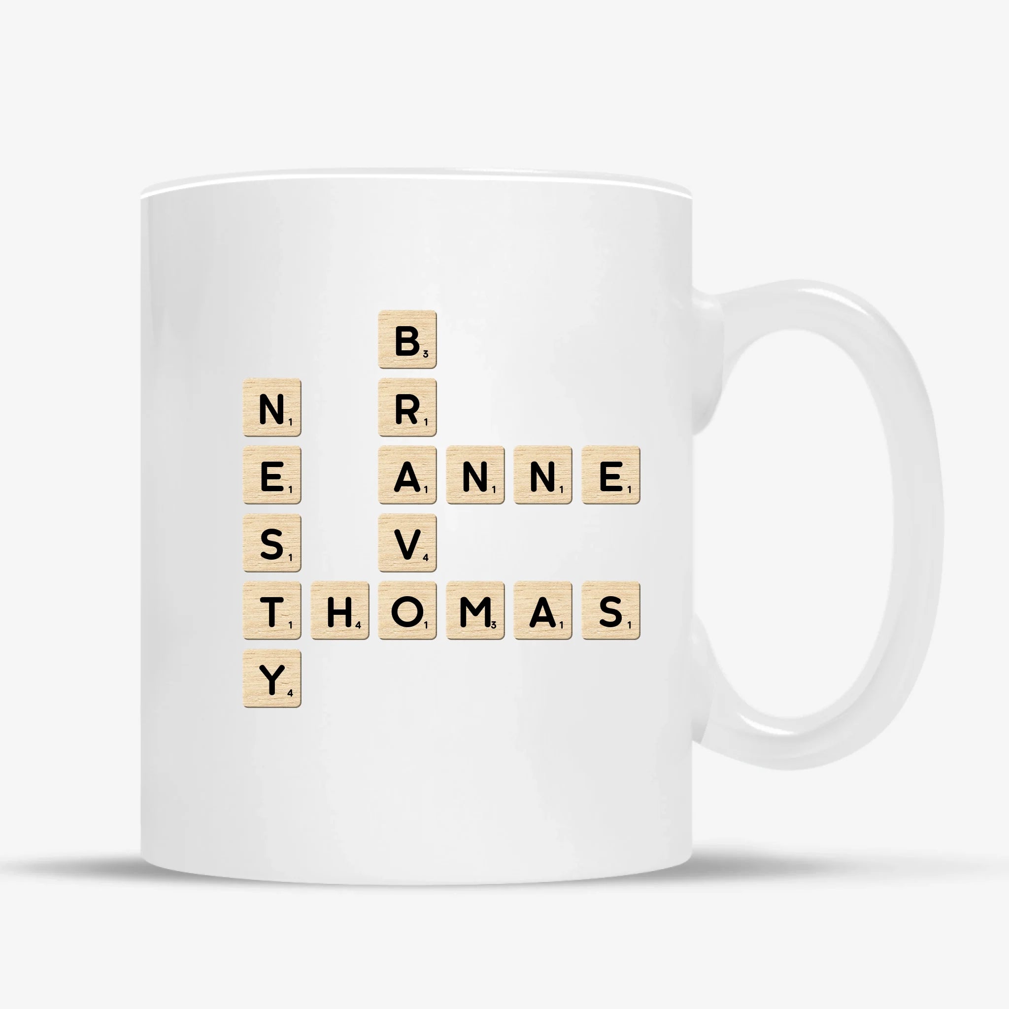 Blomsterkrus til mamma – Personlig med navn og antall hender