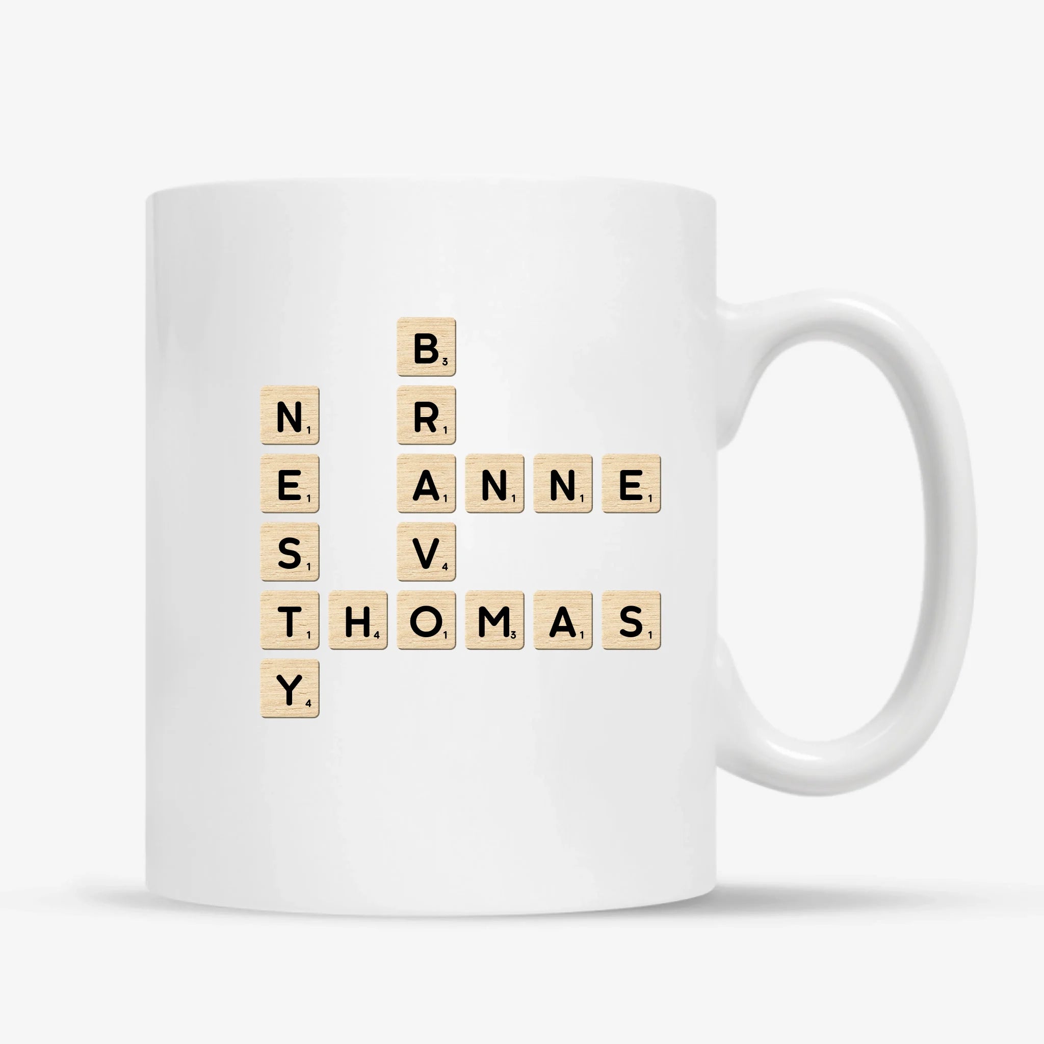 Blomsterkrus til mamma – Personlig med navn og antall hender