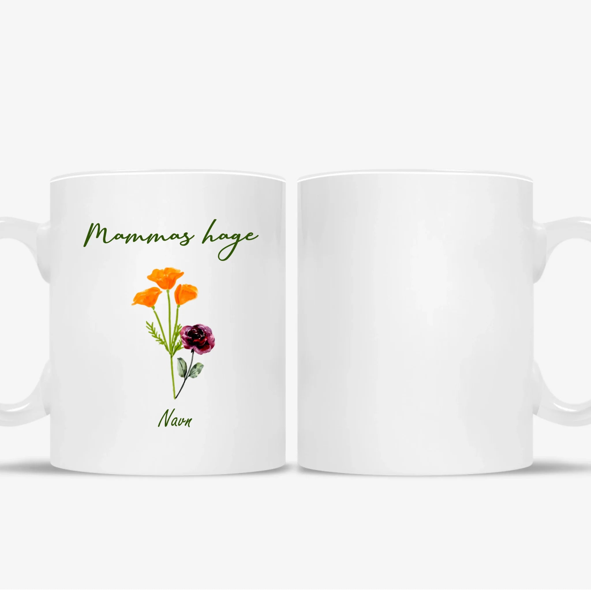 Mammas hage krus – Personalig med navn