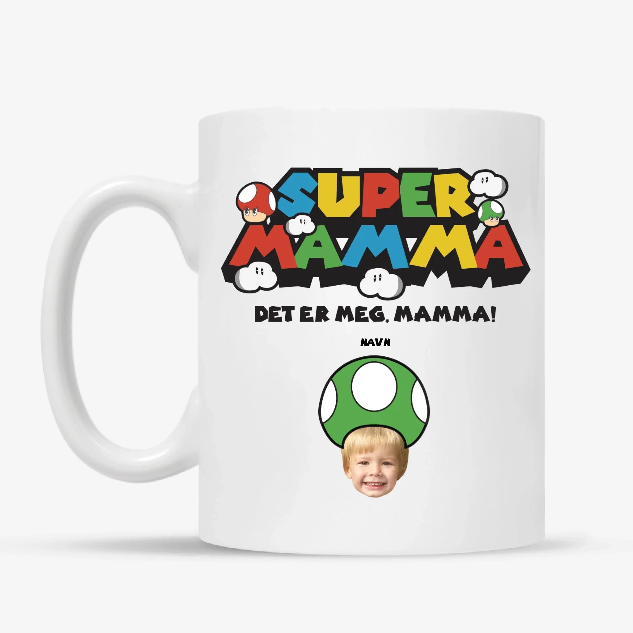 Super Mamma Personlig krus med foto & navn