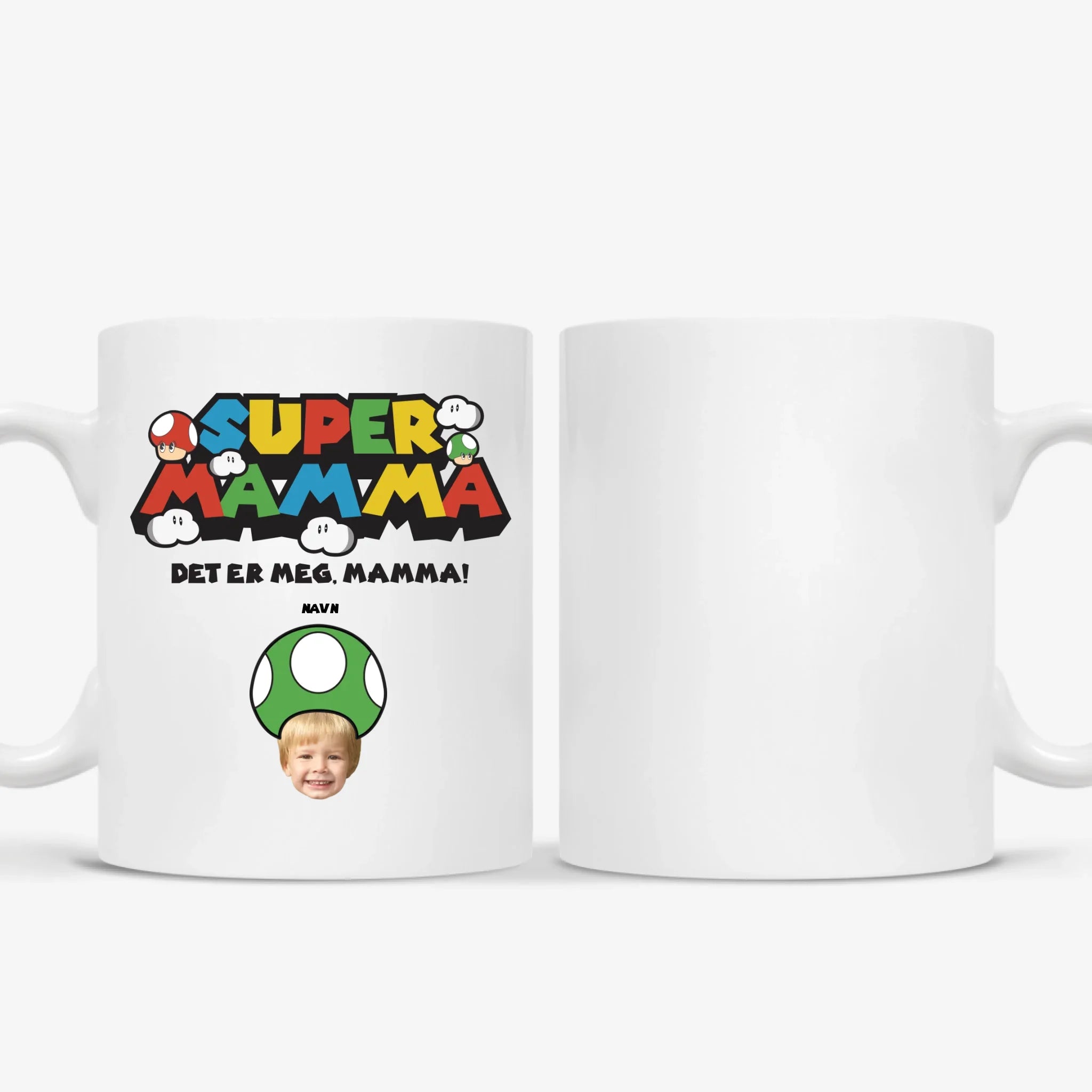 Super Mamma Personlig krus med foto & navn