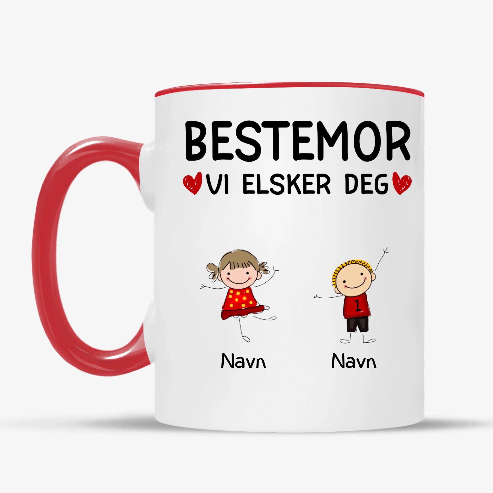 Personlig bestemorkopp | Tilpass gave til bestemor | Bestemor Vi elsker deg