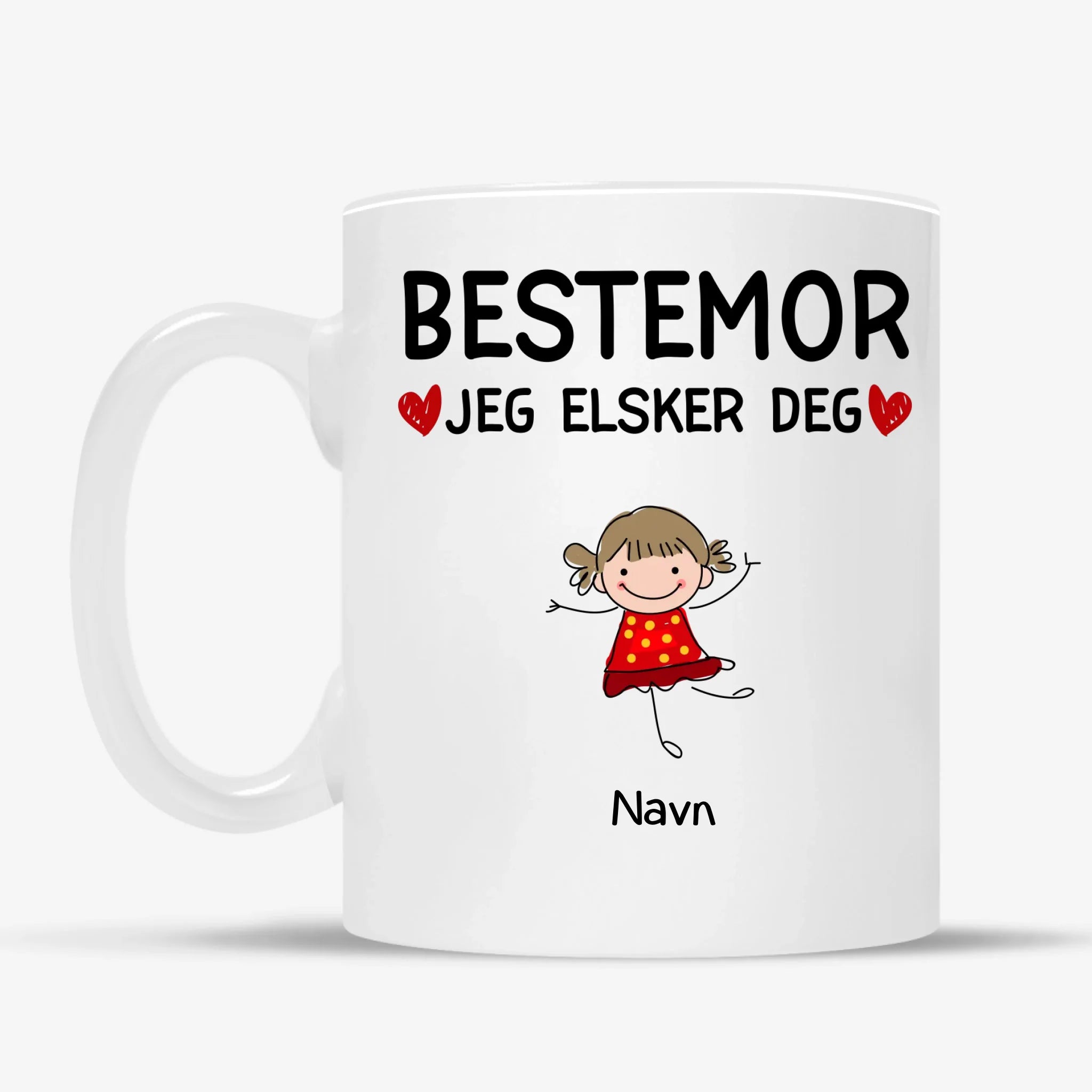 Personlig bestemorkopp | Tilpass gave til bestemor | Bestemor Vi elsker deg