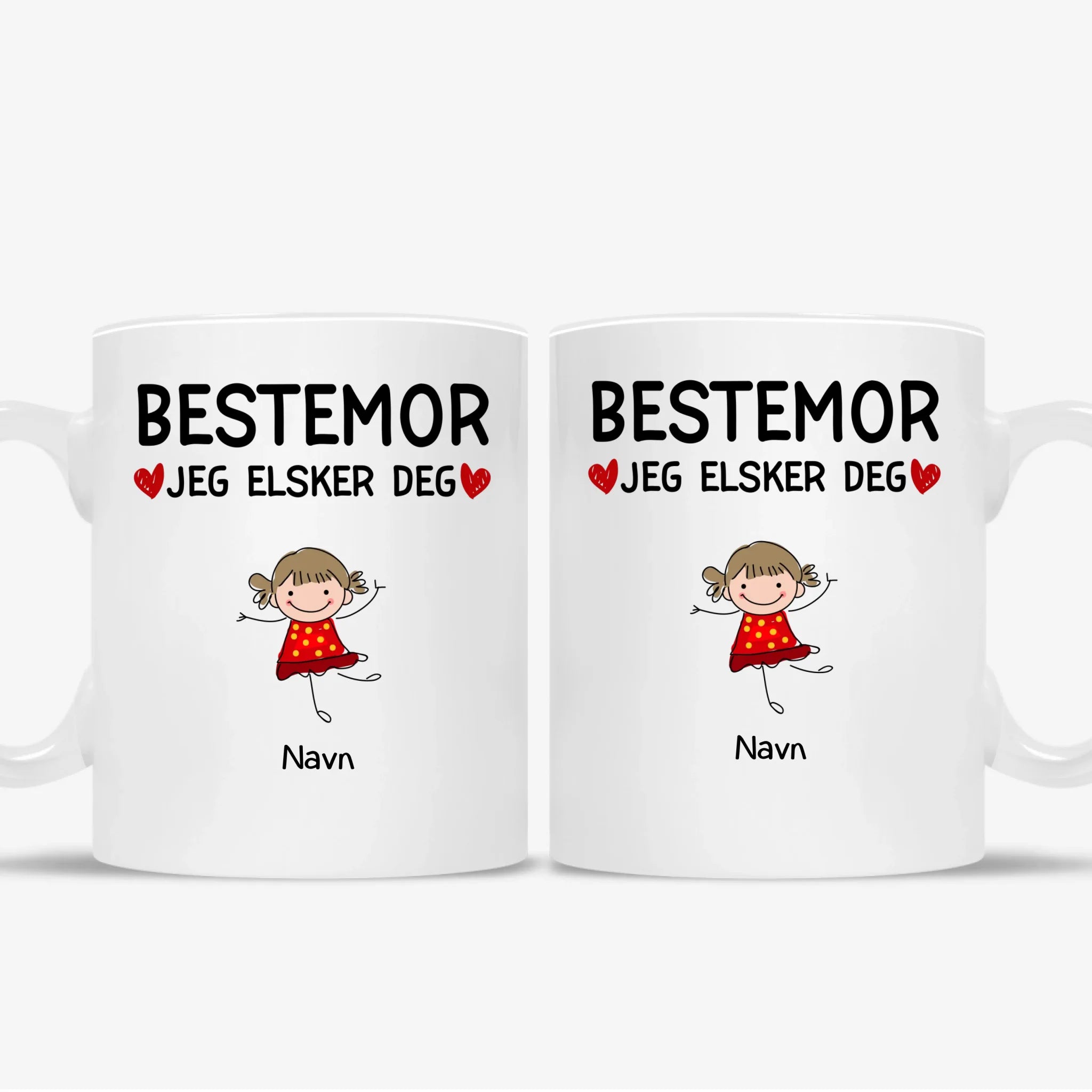 Personlig bestemorkopp | Tilpass gave til bestemor | Bestemor Vi elsker deg