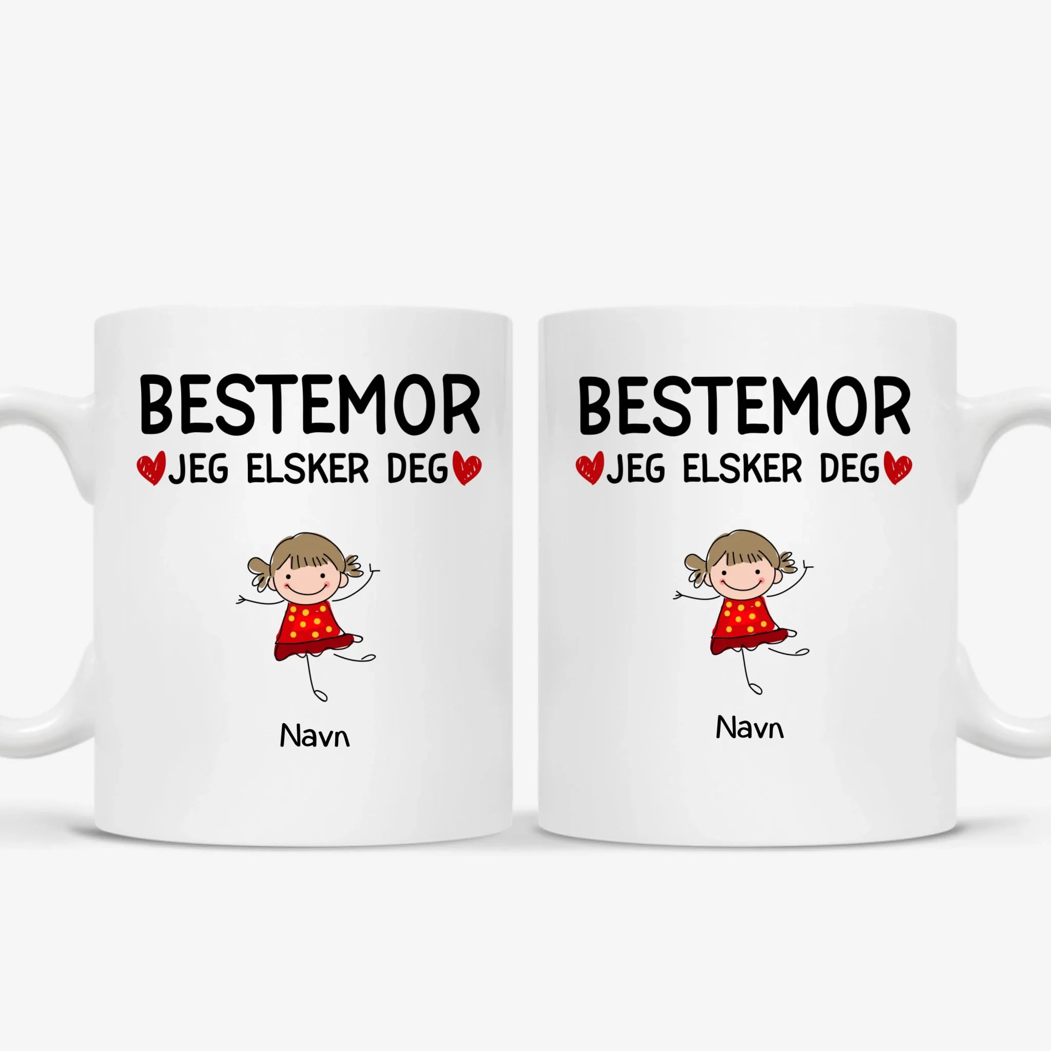 Personlig bestemorkopp | Tilpass gave til bestemor | Bestemor Vi elsker deg