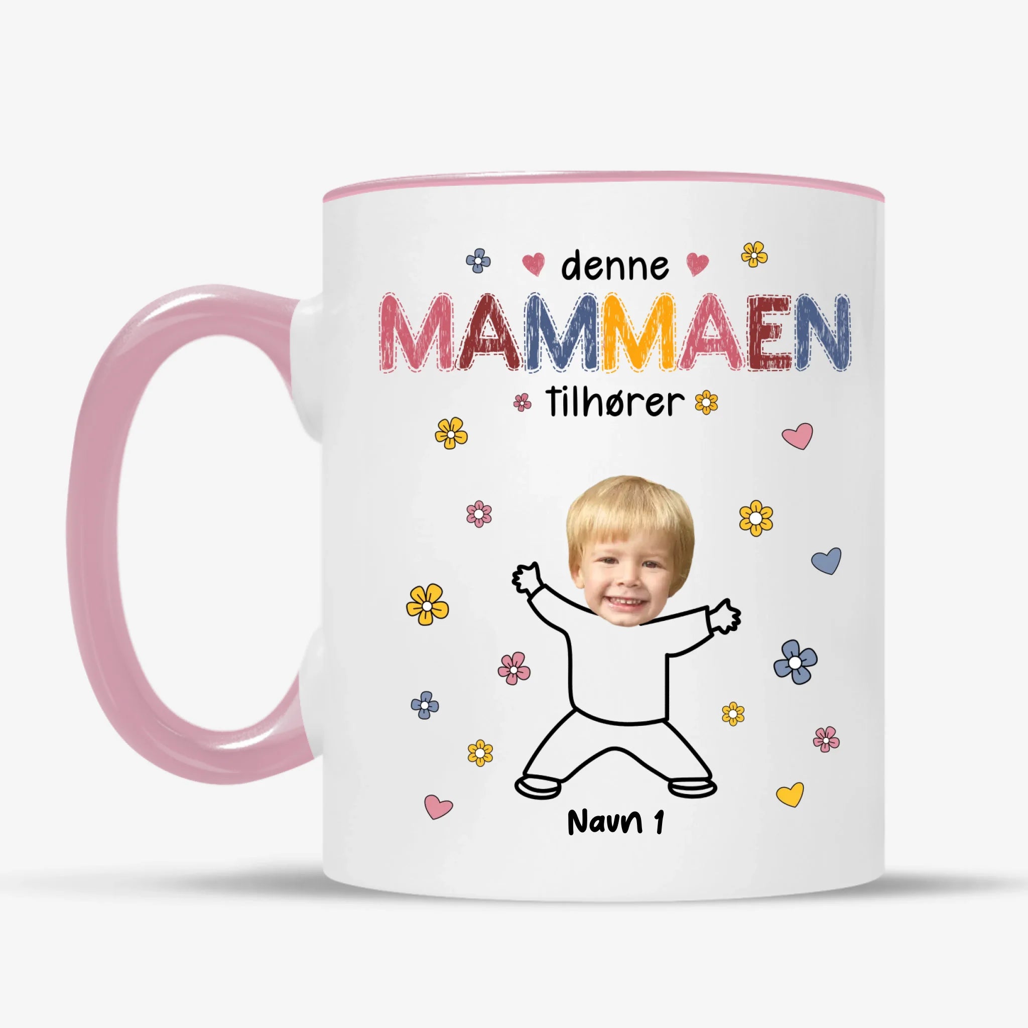 Krus med Eget Foto & Navn - Denne Mammaen
 Tilhører