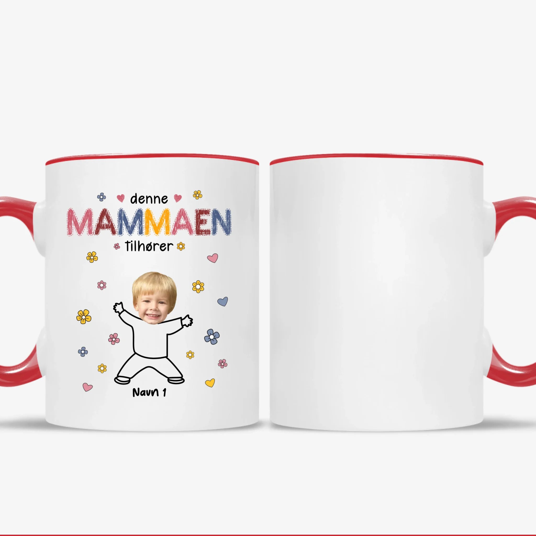 Krus med Eget Foto & Navn - Denne Mammaen
 Tilhører