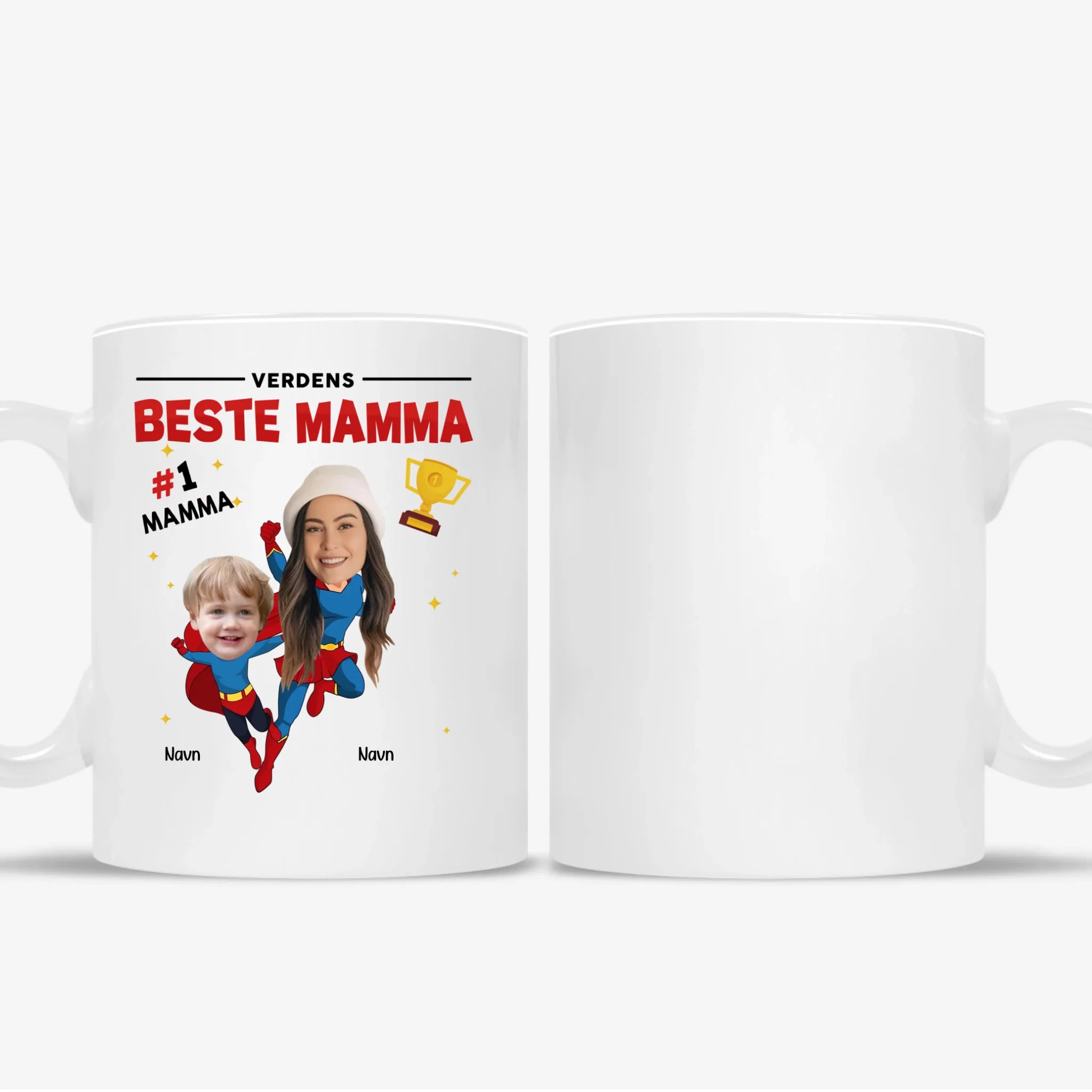 Verdens bedste mor personlig krus med foto