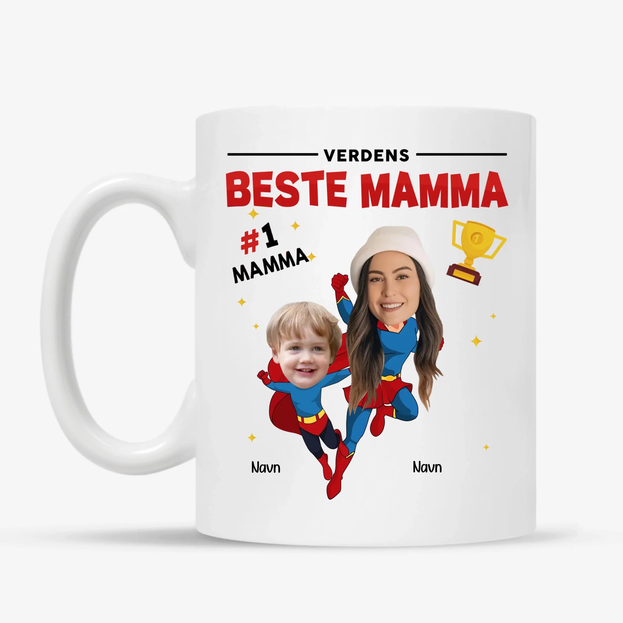 Verdens bedste mor personlig krus med foto