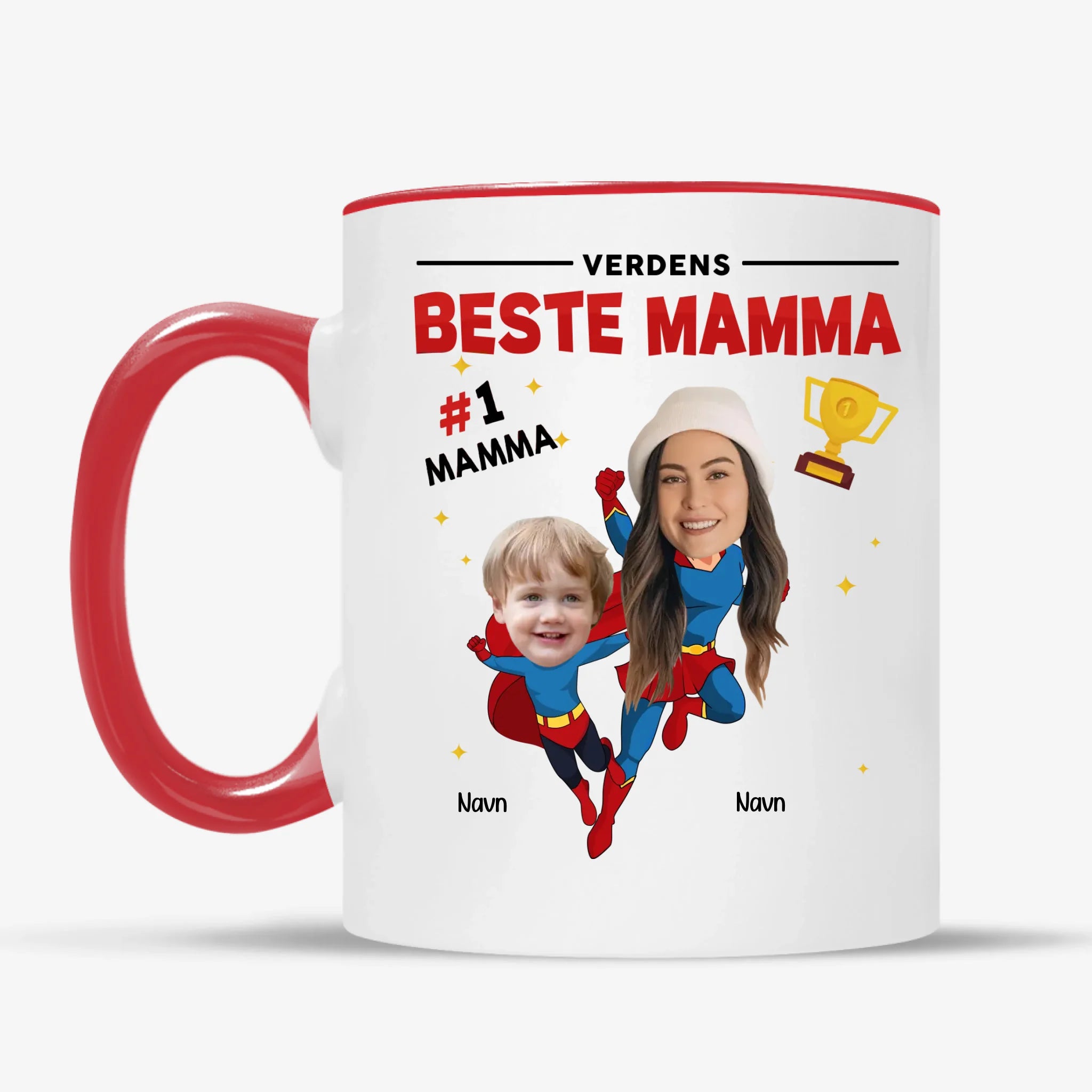 Verdens bedste mor personlig krus med foto